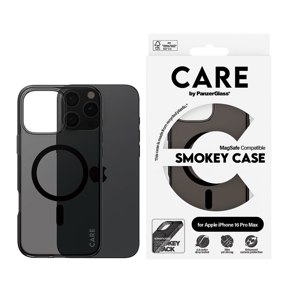 Husa MagSafe pentru Apple iPhone 16 Pro Max, PanzerGlass, Care Urban Combat, Neagra