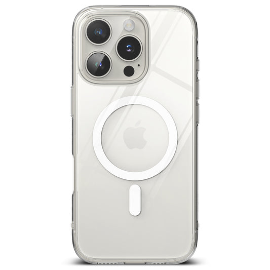 Husa MagSafe pentru Apple iPhone 16 Pro Max, Ringke, Fusion, Transparenta