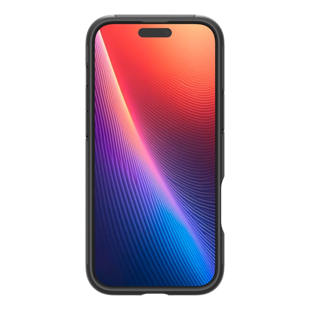 Husa MagSafe pentru Apple iPhone 16 Pro Max, Spigen, Slim Armor, Neagra