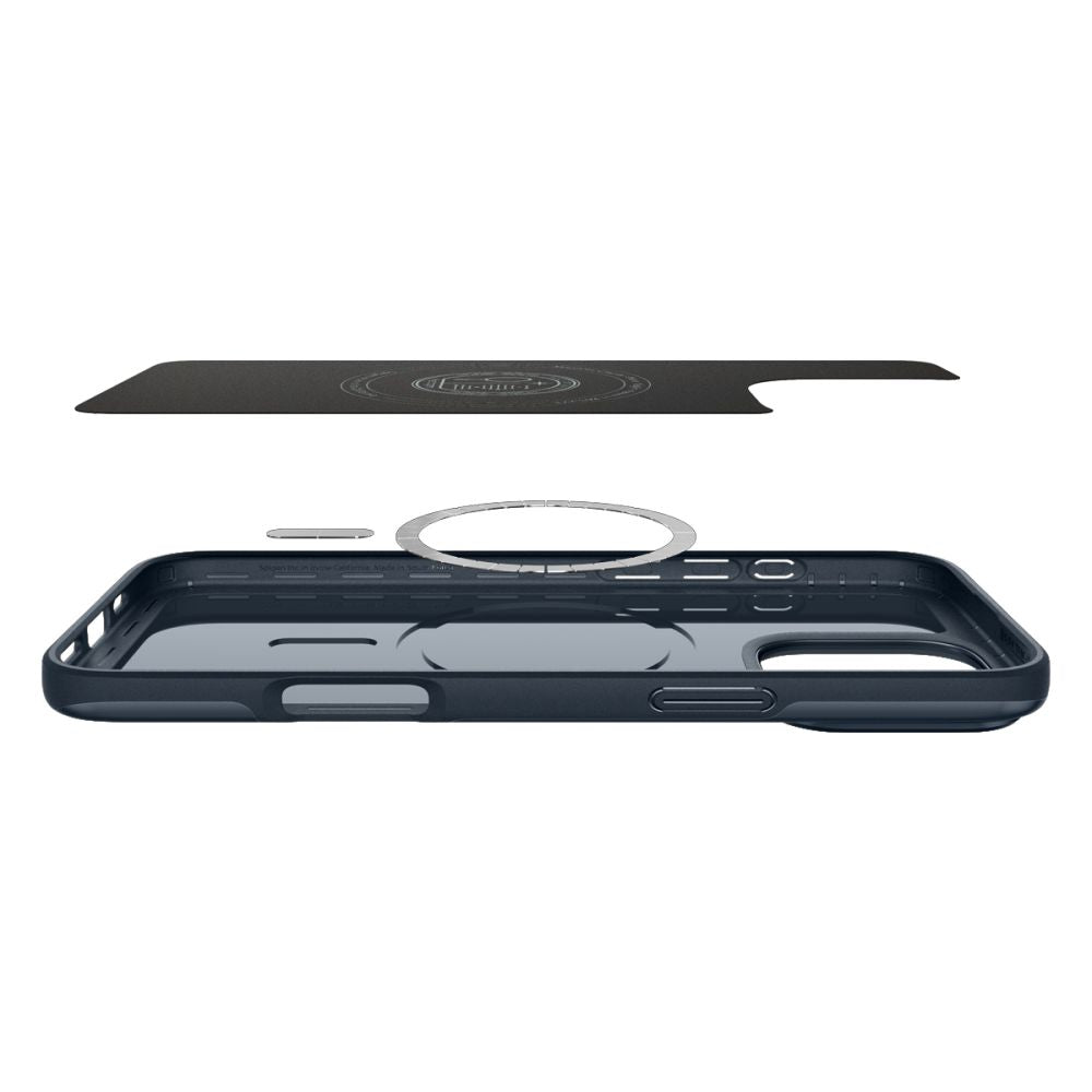 Husa MagSafe pentru Apple iPhone 16 Pro Max, Spigen, Thin Fit, Albastra