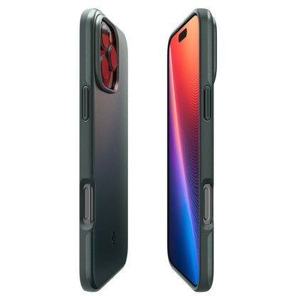 Husa MagSafe pentru Apple iPhone 16 Pro Max, Spigen, Thin Fit, Verde
