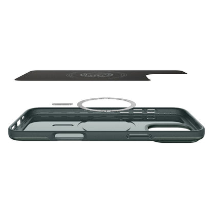 Husa MagSafe pentru Apple iPhone 16 Pro Max, Spigen, Thin Fit, Verde