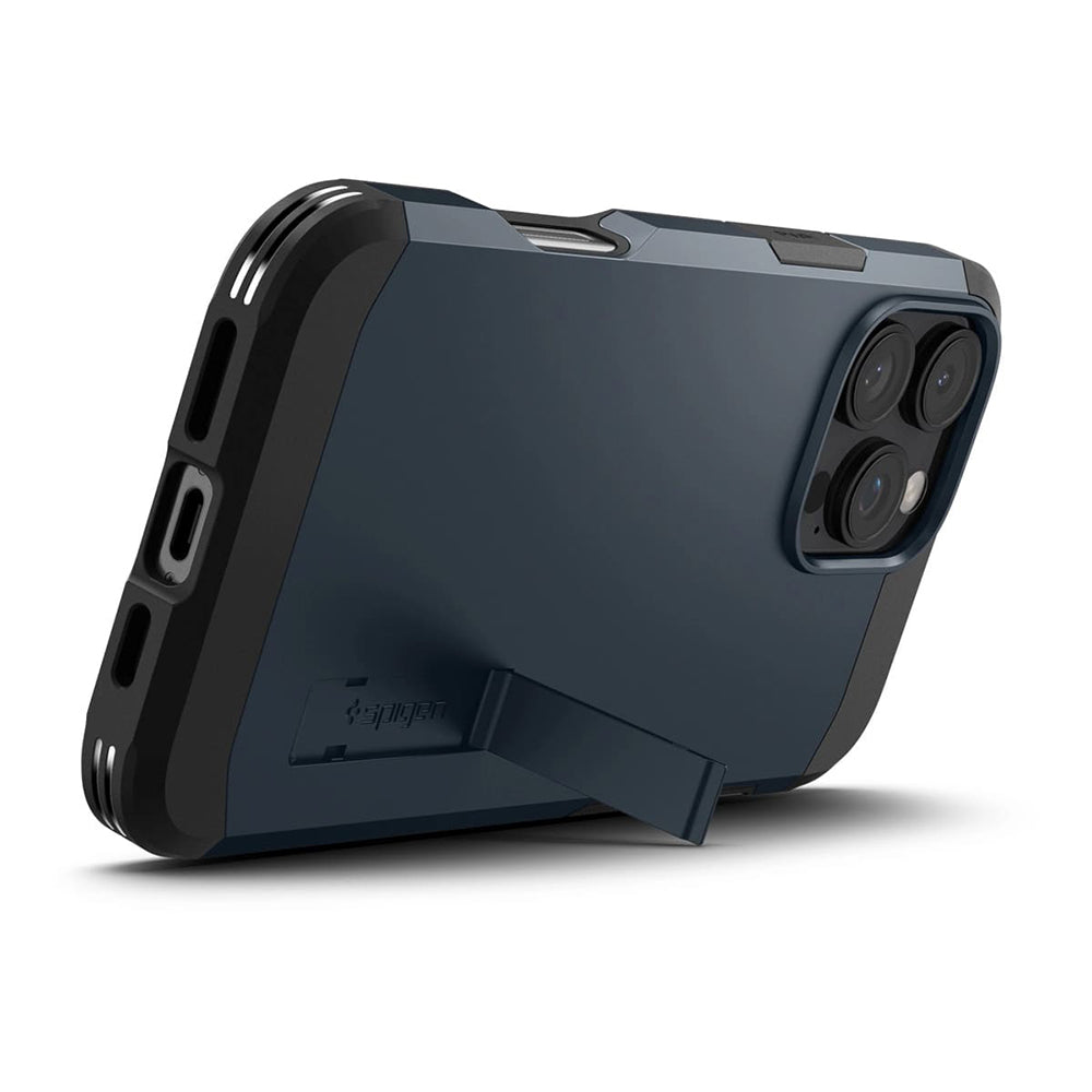 Husa MagSafe pentru Apple iPhone 16 Pro Max, Spigen, Tough Armor, Albastra ACS08014