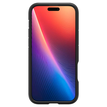 Husa MagSafe pentru Apple iPhone 16 Pro Max, Spigen, Tough Armor, Neagra