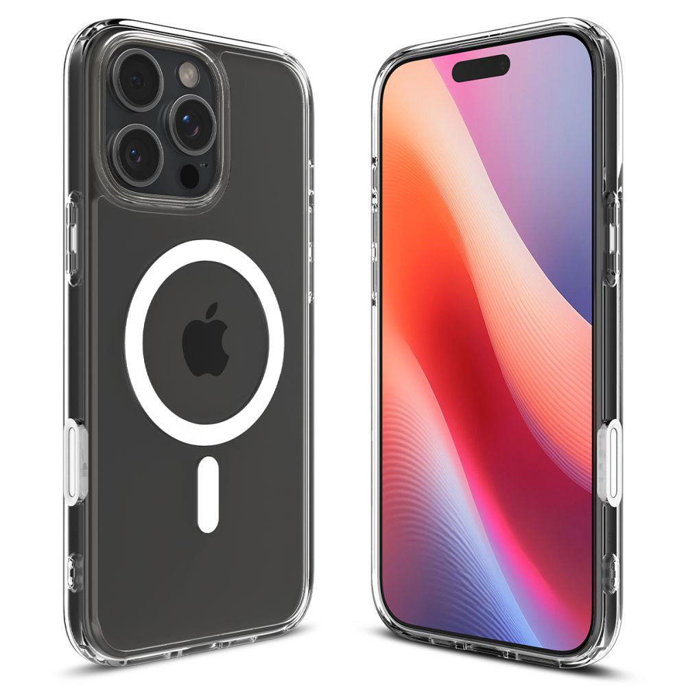 Husa MagSafe pentru Apple iPhone 16 Pro Max, Spigen, Ultra Hybrid T, Alba ACS08505