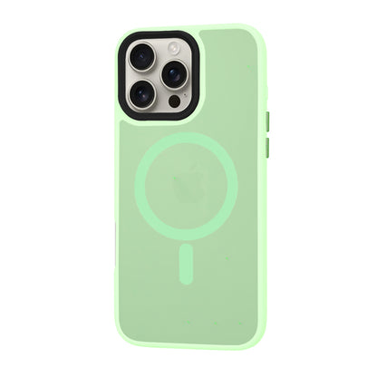 Husa MagSafe pentru Apple iPhone 16 Pro Max, Techsuit, HaloFrost, Verde Deschis