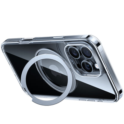 Husa MagSafe pentru Apple iPhone 16 Pro Max, Torras, Ostand Pro, Transparenta
