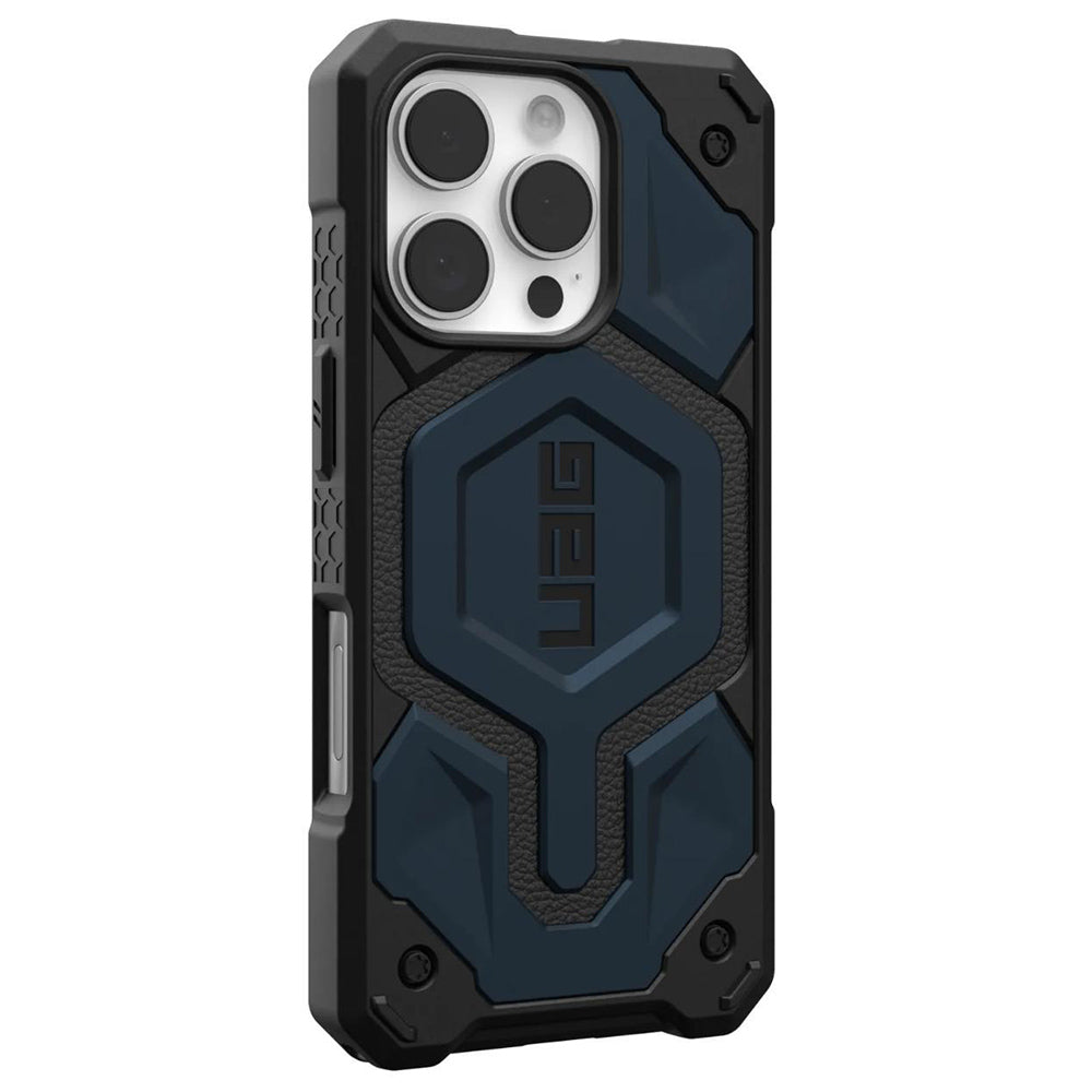 Husa MagSafe pentru Apple iPhone 16 Pro Max, Urban Armor Gear, Monarch Pro, Bleumarin