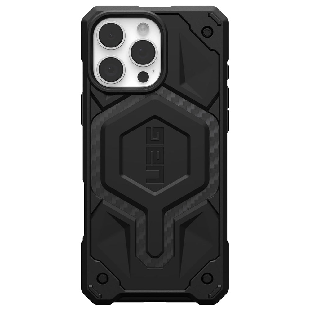Husa MagSafe pentru Apple iPhone 16 Pro Max, Urban Armor Gear, Monarch Pro Carbon, Neagra