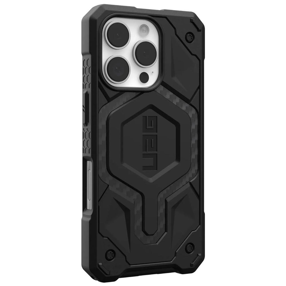 Husa MagSafe pentru Apple iPhone 16 Pro Max, Urban Armor Gear, Monarch Pro Carbon, Neagra