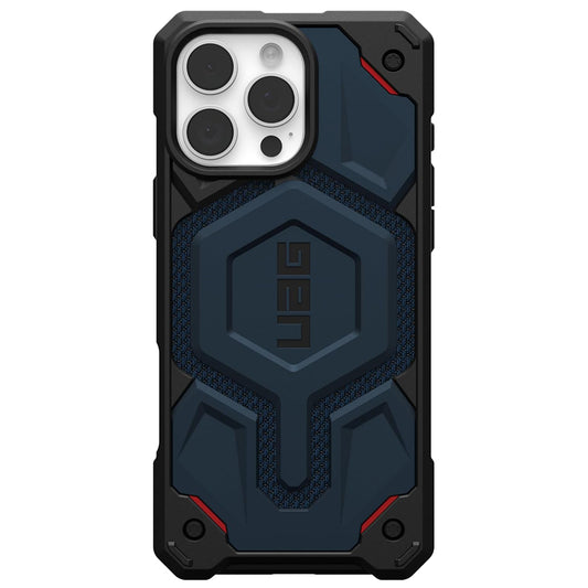 Husa MagSafe pentru Apple iPhone 16 Pro Max, Urban Armor Gear, Monarch Pro Kevlar, Bleumarin
