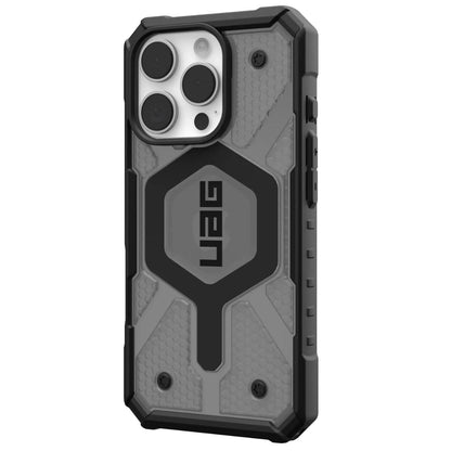 Husa MagSafe pentru Apple iPhone 16 Pro Max, Urban Armor Gear, Pathfinder Clear, Gri