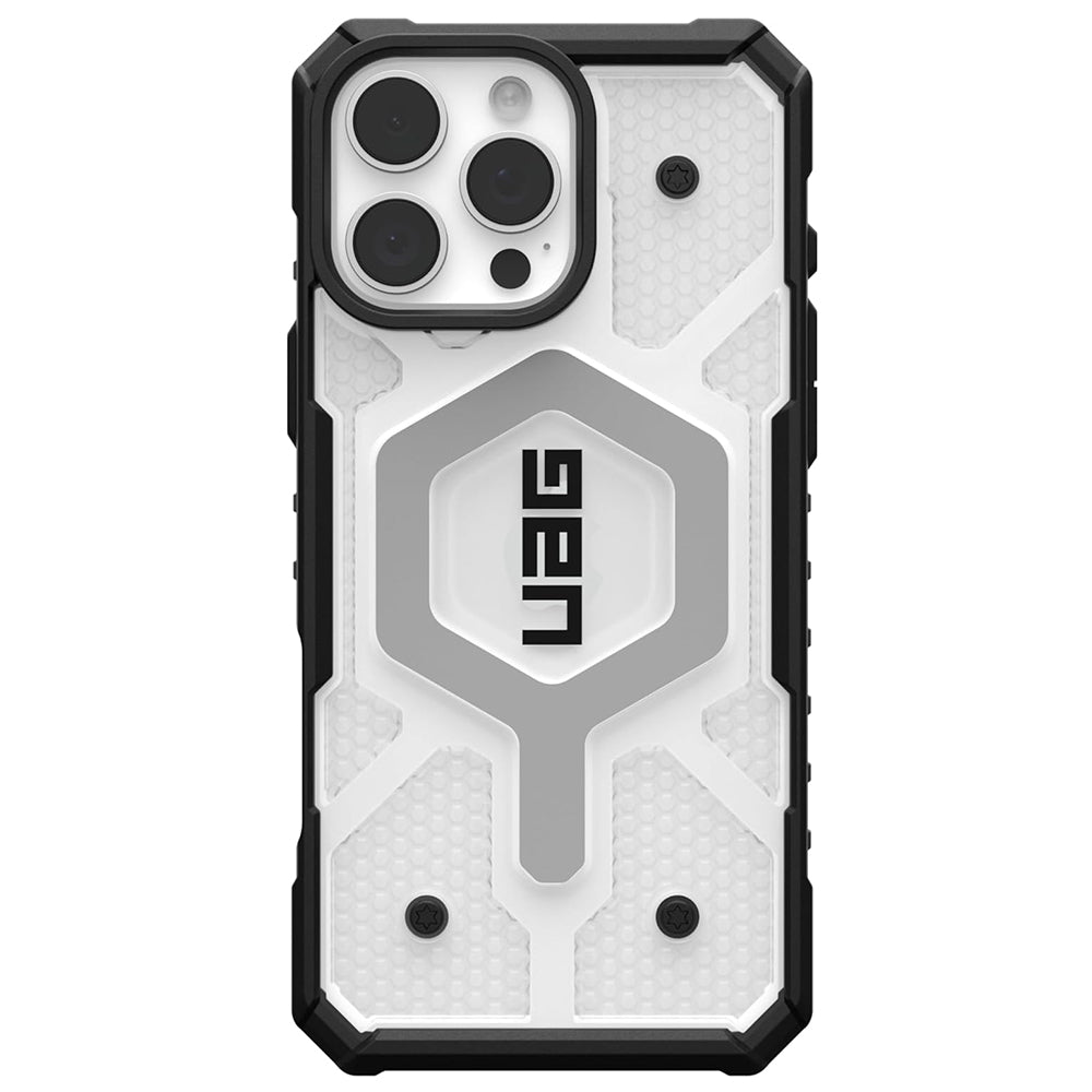 Husa MagSafe pentru Apple iPhone 16 Pro Max, Urban Armor Gear, Pathfinder Clear, Transparenta
