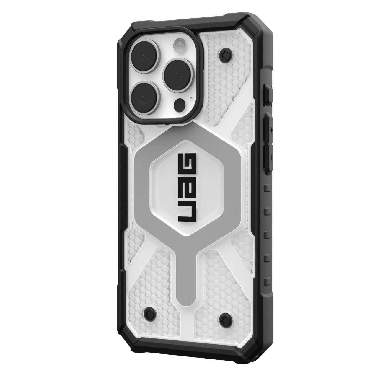 Husa MagSafe pentru Apple iPhone 16 Pro Max, Urban Armor Gear, Pathfinder Clear, Transparenta