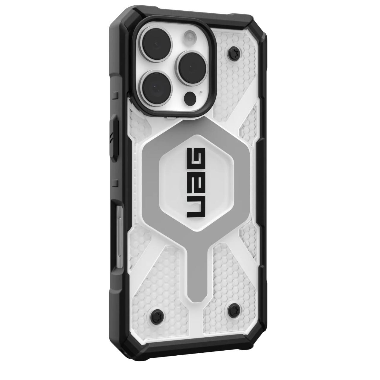 Husa MagSafe pentru Apple iPhone 16 Pro Max, Urban Armor Gear, Pathfinder Clear, Transparenta