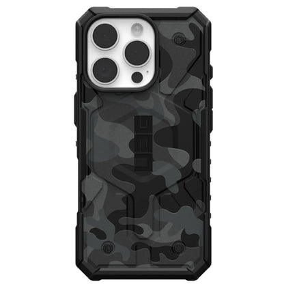Husa MagSafe pentru Apple iPhone 16 Pro Max, Urban Armor Gear, Pathfinder SE Midnight Camo, Camuflaj