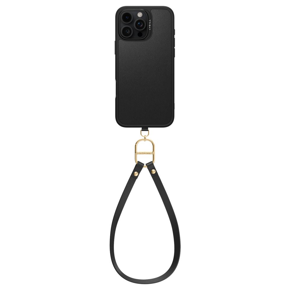 Husa MagSafe pentru Apple iPhone 16 Pro, Spigen, Cyrill Kajuk Classic Charm, Neagra