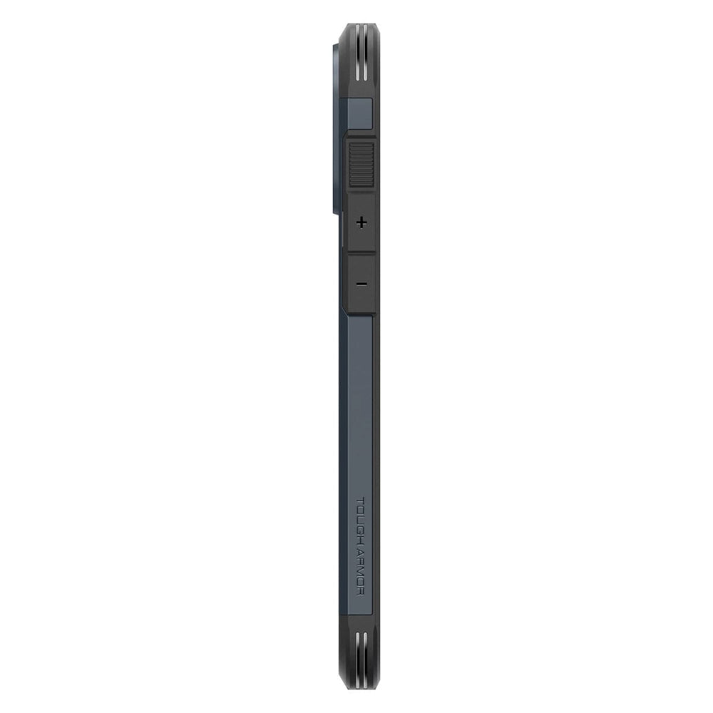 Husa MagSafe pentru Apple iPhone 16 Pro, Spigen, Tough Armor, Albastra ACS08147