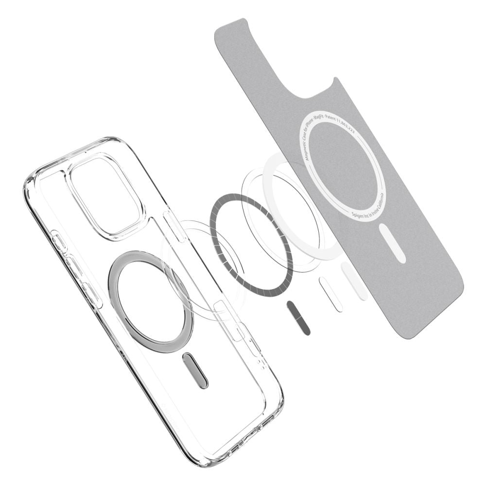 Husa MagSafe pentru Apple iPhone 16 Pro, Spigen, Ultra Hybrid, Neagra