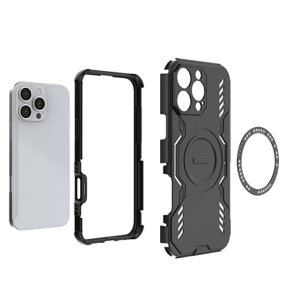 Husa MagSafe pentru Apple iPhone 16 Pro, Techsuit, ArmorMag, Albastra