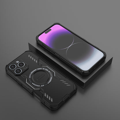 Husa MagSafe pentru Apple iPhone 16 Pro, Techsuit, ArmorMag, Neagra