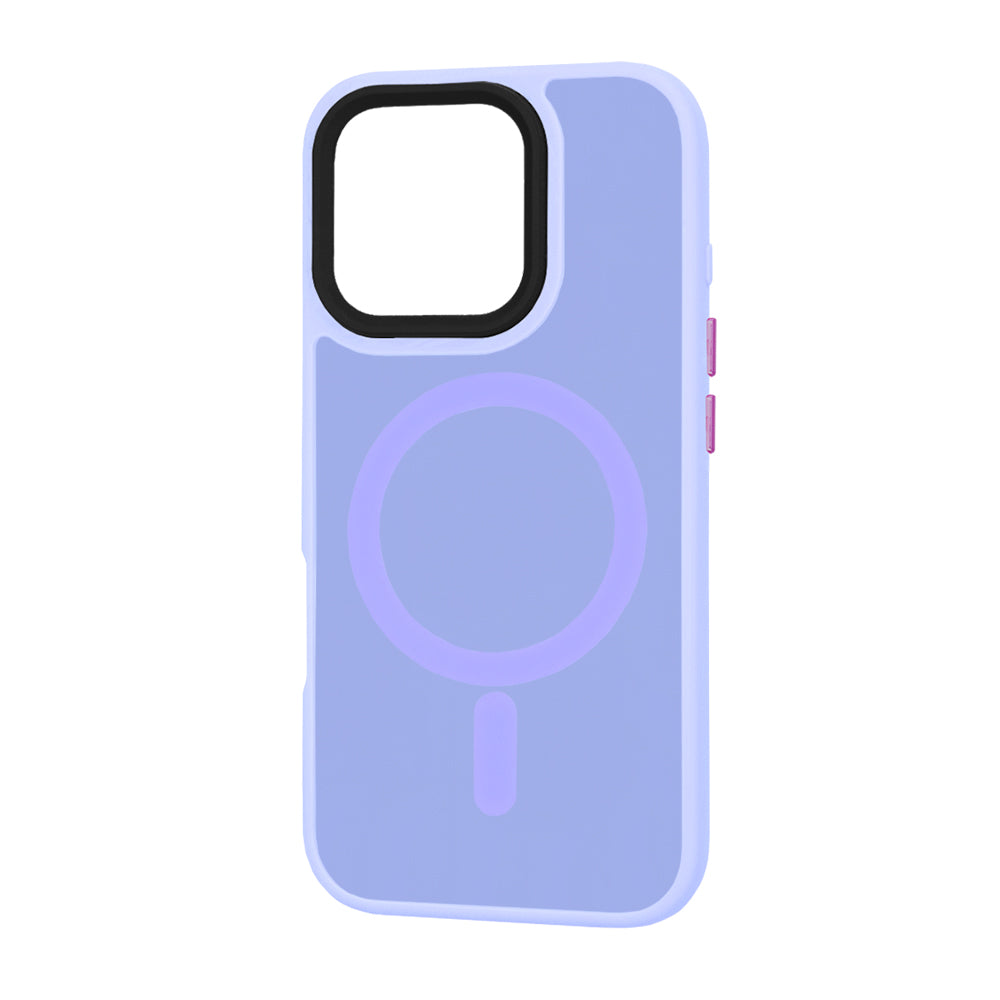 Husa MagSafe pentru Apple iPhone 16 Pro, Techsuit, HaloFrost, Mov Deschis