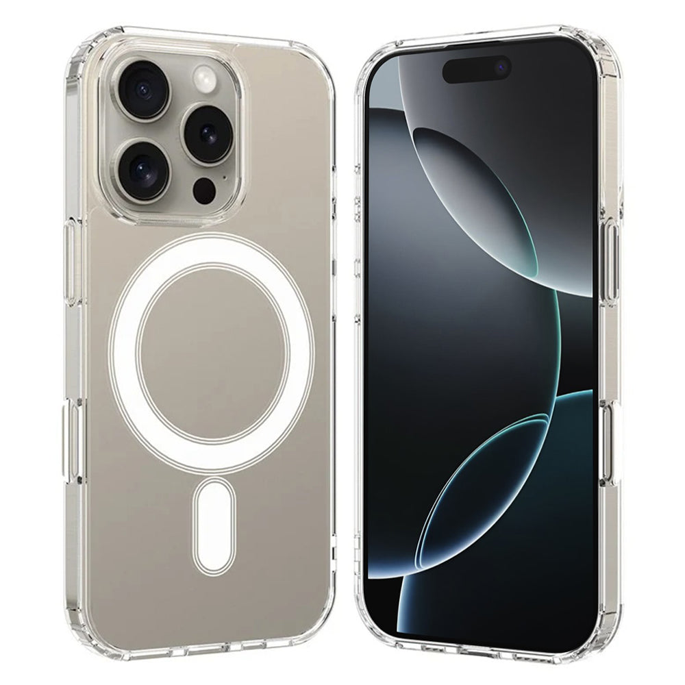 Husa MagSafe pentru Apple iPhone 16 Pro, Techsuit, Pro, Transparenta