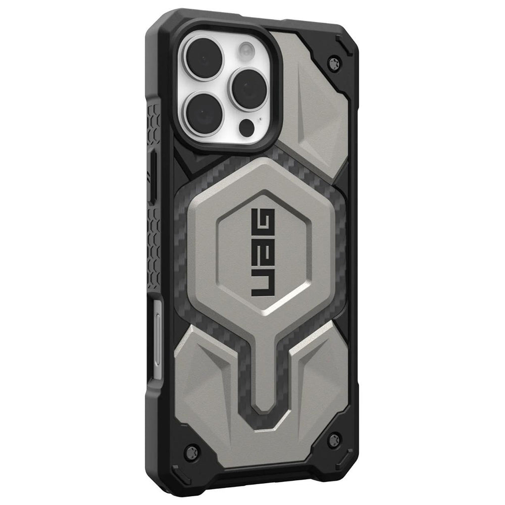 Husa MagSafe pentru Apple iPhone 16 Pro, Urban Armor Gear, Monarch Pro, Gri