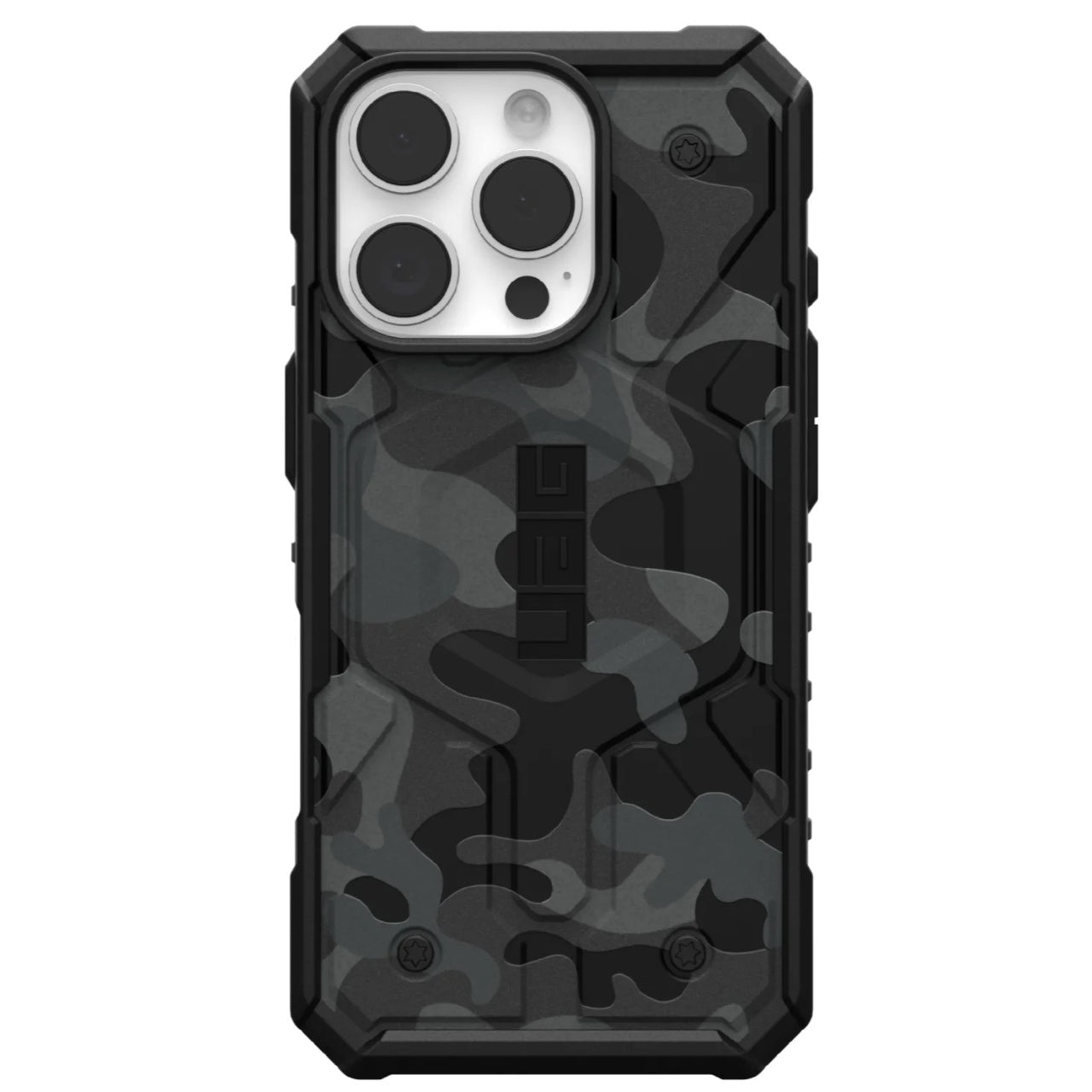 Husa MagSafe pentru Apple iPhone 16 Pro, Urban Armor Gear, Pathfinder SE Midnight Camo, Camuflaj