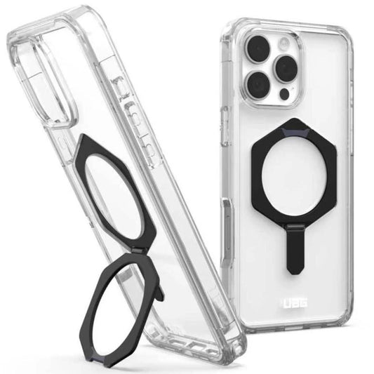 Husa MagSafe pentru Apple iPhone 16 Pro, Urban Armor Gear, Plyo XTE, Neagra Transparenta