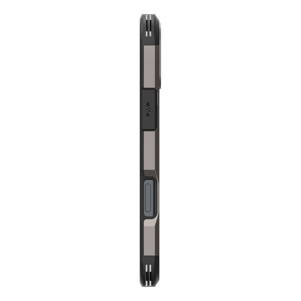 Husa MagSafe pentru Apple iPhone 16, Spigen, Tough Armor, Gri