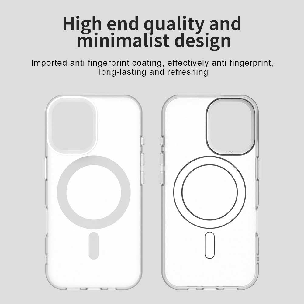 Husa MagSafe pentru Apple iPhone 16, Techsuit, CandyCase, Alba