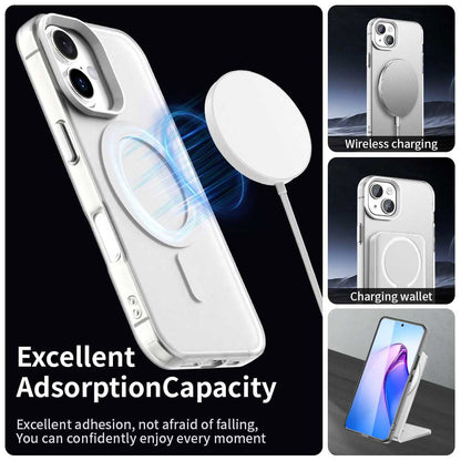 Husa MagSafe pentru Apple iPhone 16, Techsuit, CandyCase, Alba