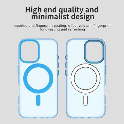 Husa MagSafe pentru Apple iPhone 16, Techsuit, CandyCase, Albastra
