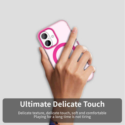 Husa MagSafe pentru Apple iPhone 16, Techsuit, CandyCase, Roz