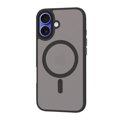 Husa MagSafe pentru Apple iPhone 16, Techsuit, HaloFrost, Neagra