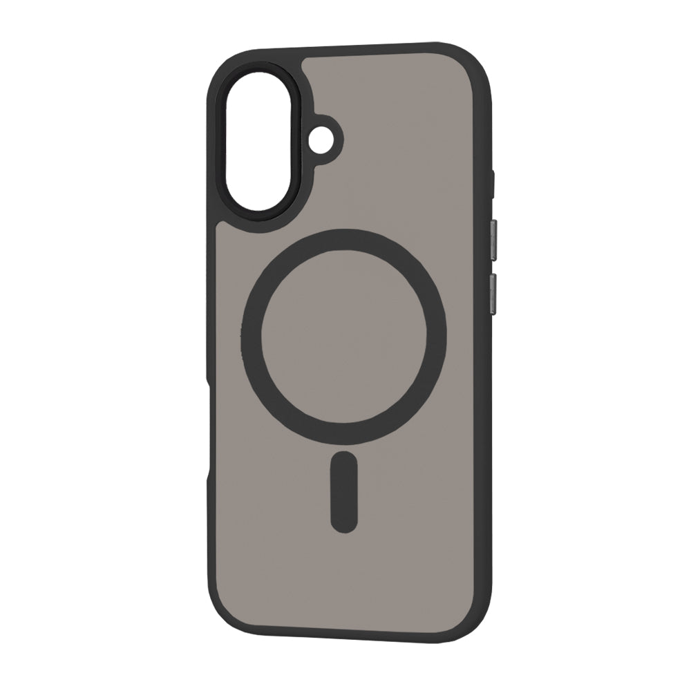 Husa MagSafe pentru Apple iPhone 16, Techsuit, HaloFrost, Neagra