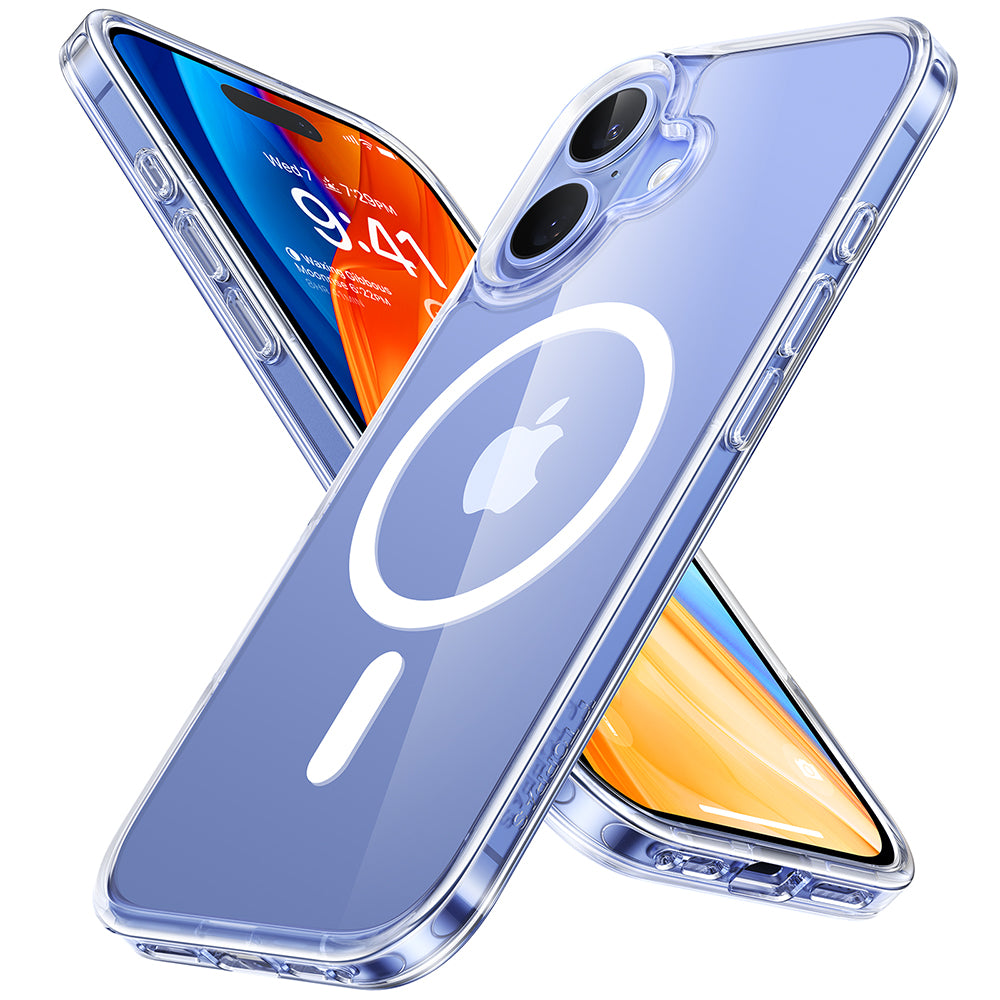 Husa MagSafe pentru Apple iPhone 16, Torras, Diamond, Transparenta