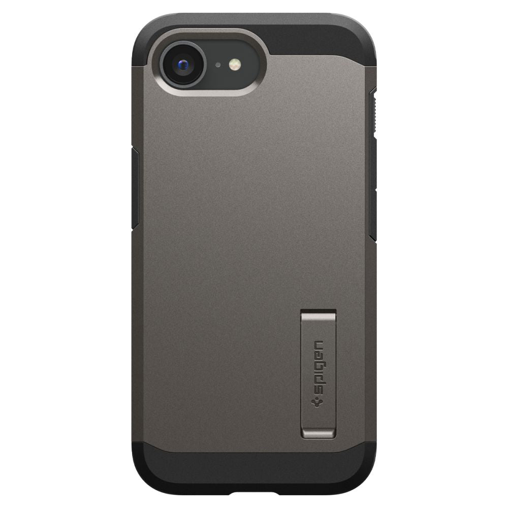 Husa MagSafe pentru Apple iPhone 17e / 16e, Spigen, Tough Armor, Gri