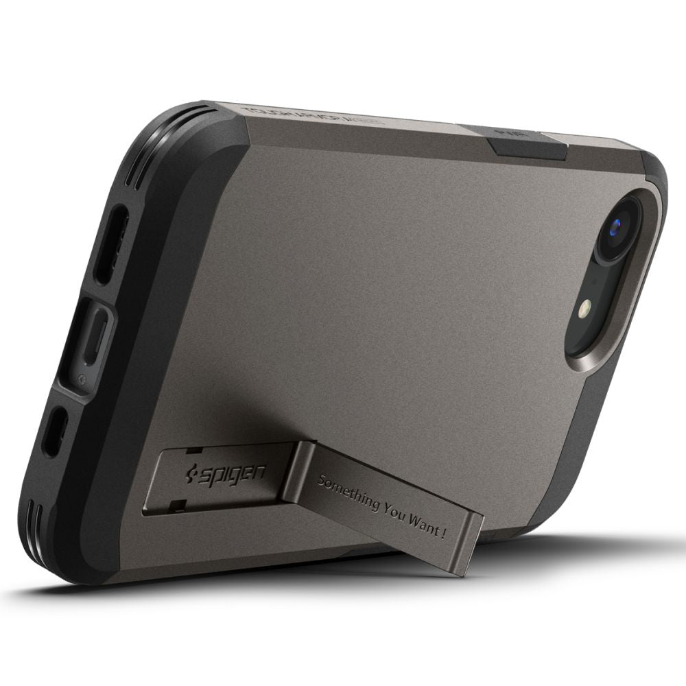 Husa MagSafe pentru Apple iPhone 17e / 16e, Spigen, Tough Armor, Gri
