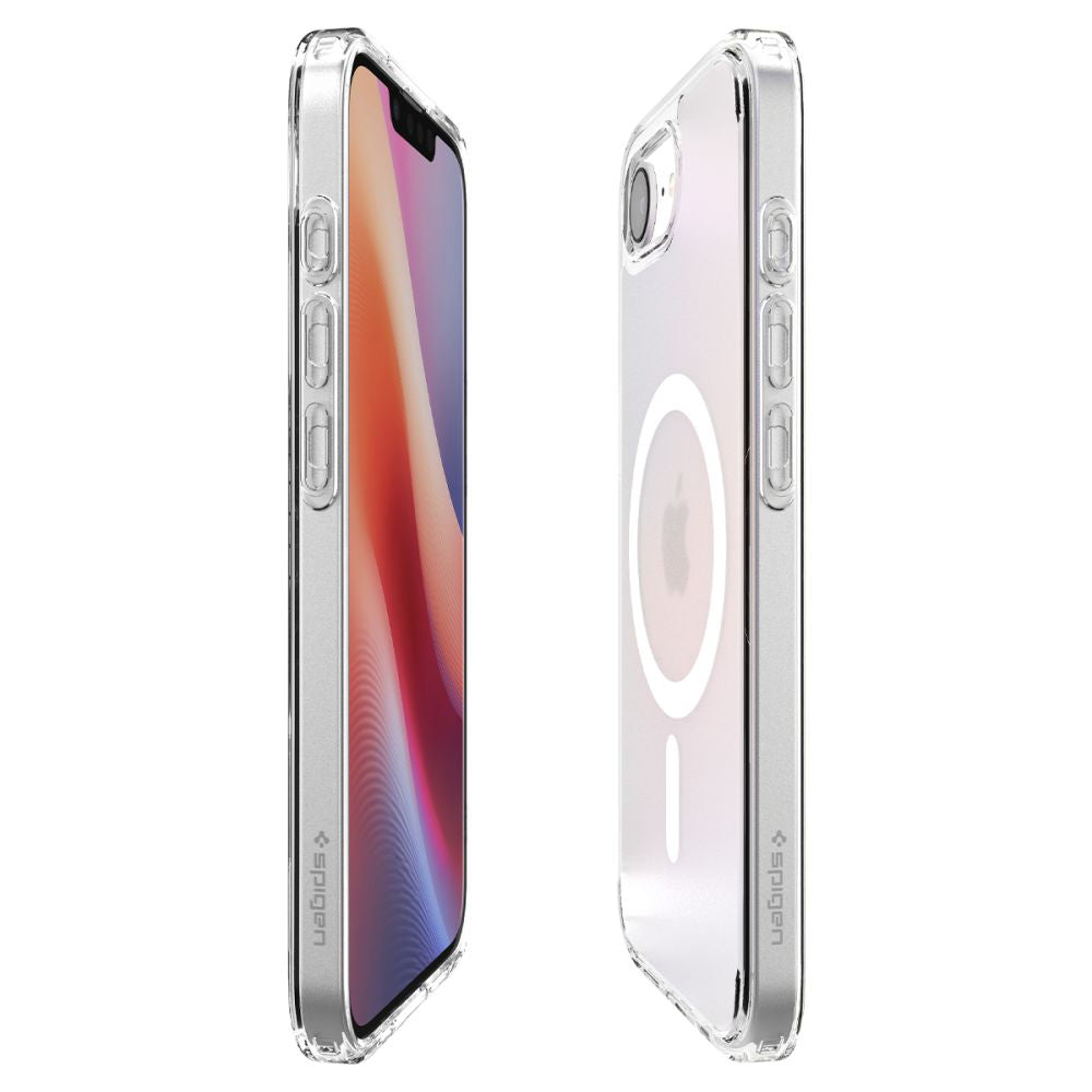 Husa MagSafe pentru Apple iPhone 17e / 16e, Spigen, Ultra Hybrid, Alba Satinata