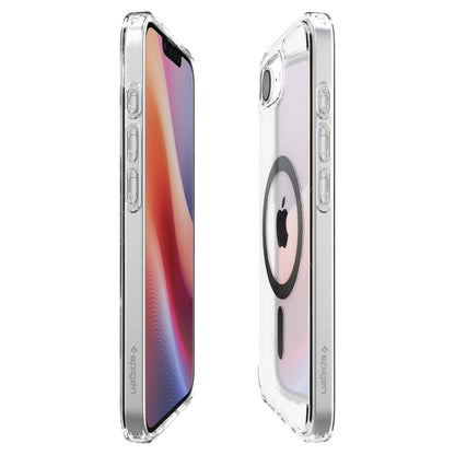 Husa MagSafe pentru Apple iPhone 17e / 16e, Spigen, Ultra Hybrid Carbon, Transparenta ACS09140