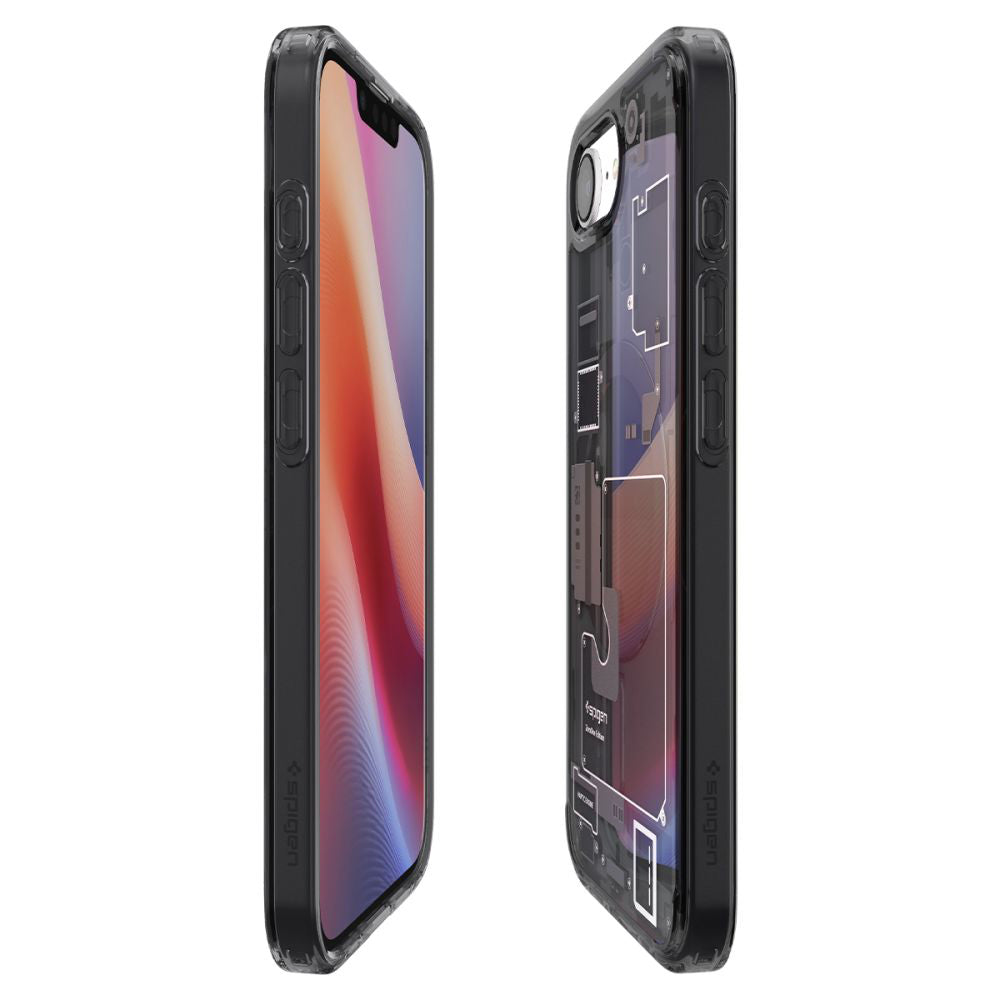 Husa MagSafe pentru Apple iPhone 17e / 16e, Spigen, Ultra Hybrid Zero One, Neagra