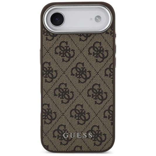 Husa MagSafe pentru Apple iPhone 17 Air, Guess, 4G Classic Logo, Maro