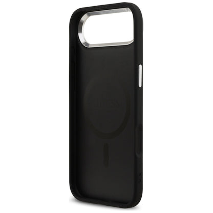 Husa MagSafe pentru Apple iPhone 17 Air, Guess, 4G Classic Logo, Neagra