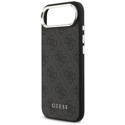 Husa MagSafe pentru Apple iPhone 17 Air, Guess, 4G Classic Logo, Neagra