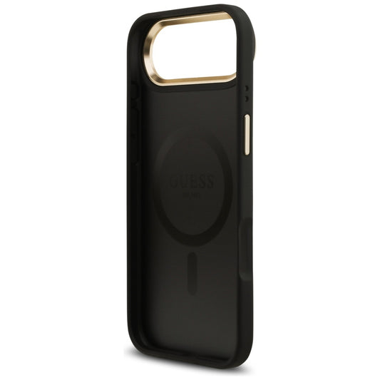 Husa MagSafe pentru Apple iPhone 17 Air, Guess, 4G Classic, Neagra
