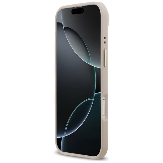 Husa MagSafe pentru Apple iPhone 17 Air, Guess, 4G Classic, Roz