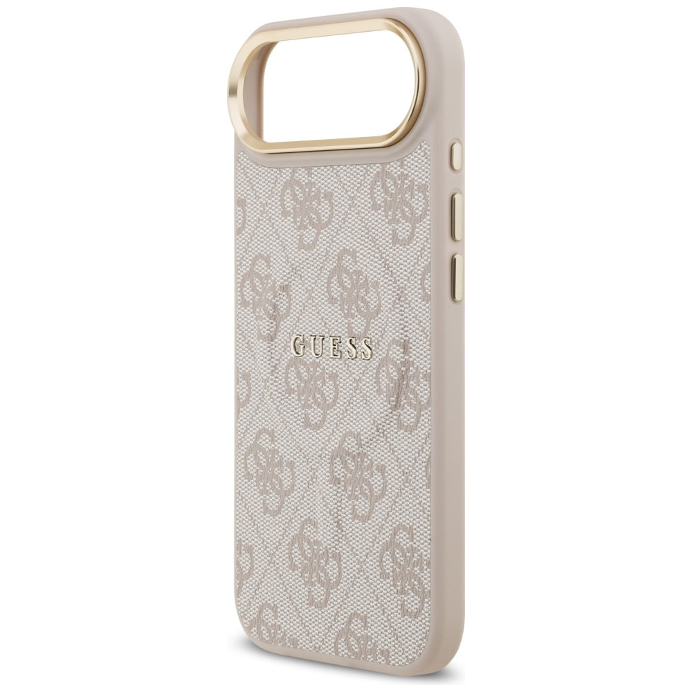 Husa MagSafe pentru Apple iPhone 17 Air, Guess, 4G Classic, Roz