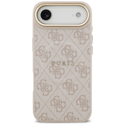 Husa MagSafe pentru Apple iPhone 17 Air, Guess, 4G Classic, Roz